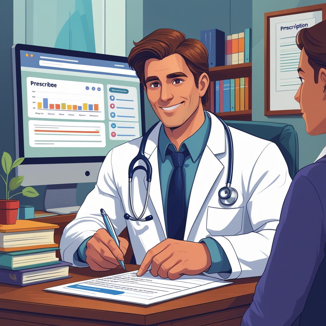 Patient-first SEO optimization concept for hospitals and clinics