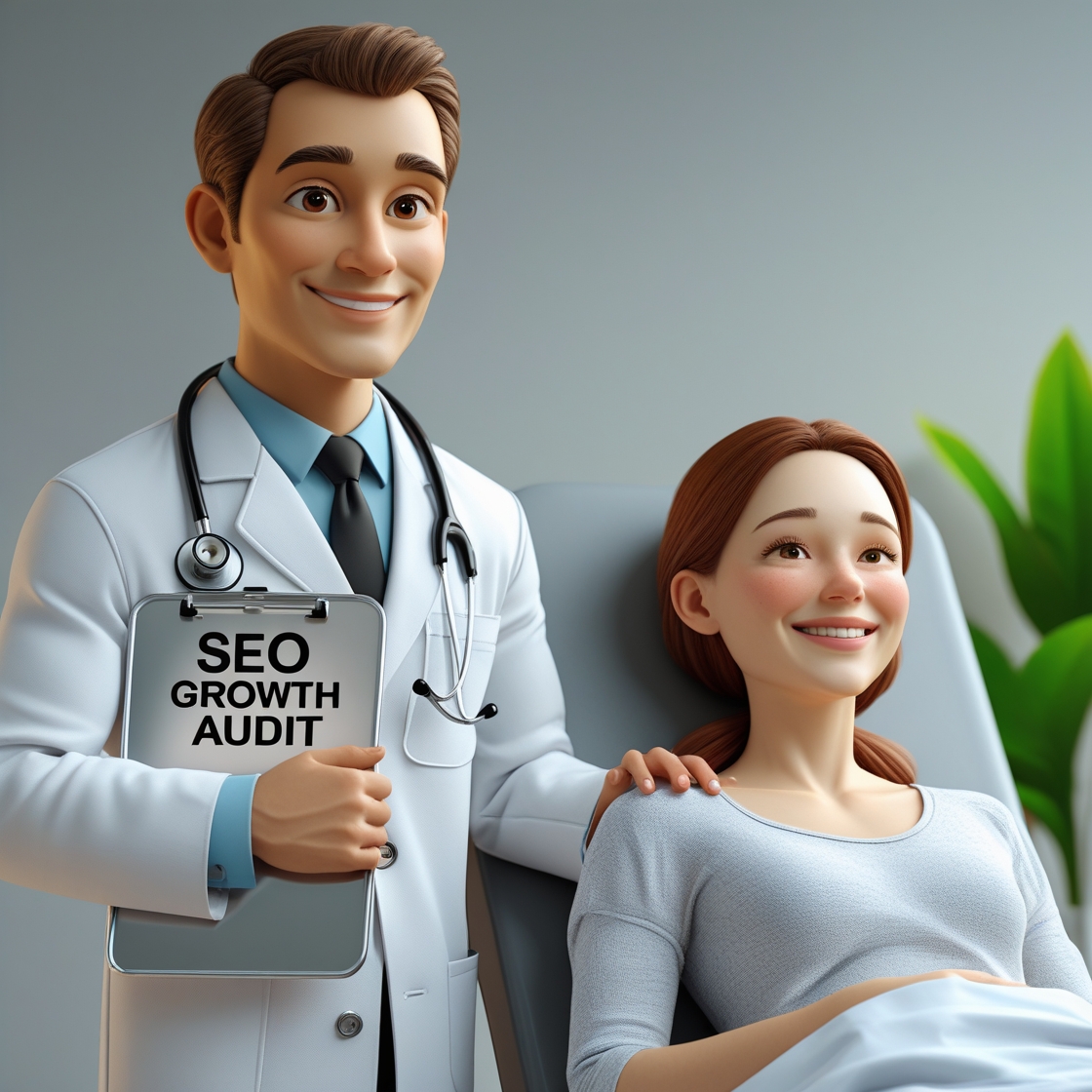 SEO growth audit concept for healthcare practices